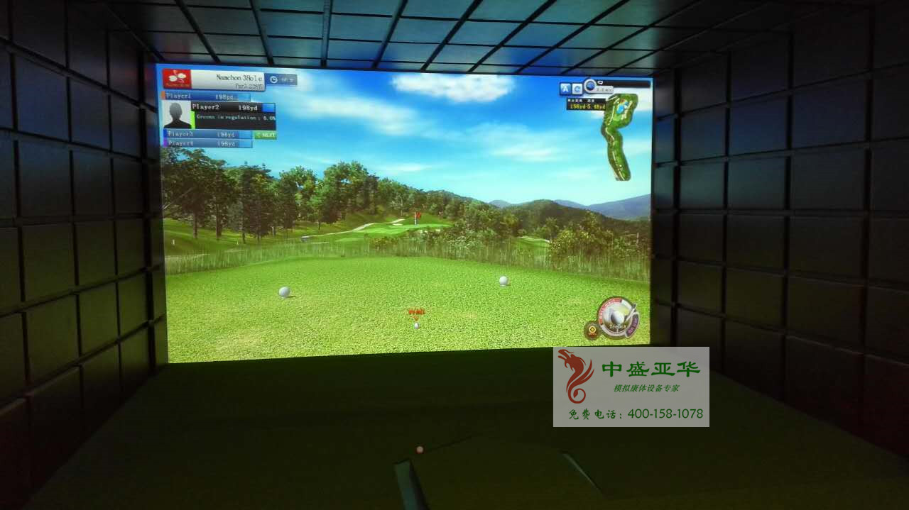 喜報：北京西三環(huán)某會所室內(nèi)高爾夫驗(yàn)收交付使用！